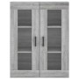 Wandschränke 2 Stk. Sonomagraues Holzwerkstoff von vidaXL, Sideboards - Ref: Foro24-3197943, Preis: 155,21 €, Rabatt: %