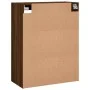 Armarios de pared 2 uds madera de ingeniería marrón roble de vidaXL, Aparadores - Ref: Foro24-3197944, Precio: 168,18 €, Desc...