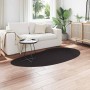 Alfombra Negro 100 x 200 cm Poliéster