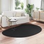 Alfombra Negro 140 x 200 cm Poliéster