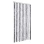 Cortina antimoscas chenilla gris y blanco 100x200 cm