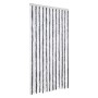 Cortina antimoscas chenilla gris y blanco 100x230 cm