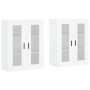 Wall cabinets 2 units engineered wood white by vidaXL, Sideboards - Ref: Foro24-3197953, Price: 180,81 €, Discount: %