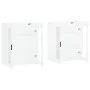 Armarios de pared 2 uds madera de ingeniería blanco de vidaXL, Aparadores - Ref: Foro24-3197953, Precio: 169,11 €, Descuento: %