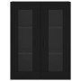 Wandschränke, 2 Stück, schwarzes Holzwerkstoff von vidaXL, Sideboards - Ref: Foro24-3197954, Preis: 198,74 €, Rabatt: %