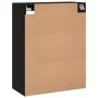 Armarios de pared 2 uds madera de ingeniería negro de vidaXL, Aparadores - Ref: Foro24-3197954, Precio: 195,52 €, Descuento: %