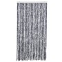 Cortina antimoscas chenilla plateado 100x200 cm