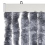 Cortina antimoscas chenilla plateado 100x200 cm