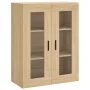 Armarios de pared 2 uds madera de ingeniería roble Sonoma by vidaXL, Sideboards - Ref: Foro24-3197956, Price: 149,65 €, Disco...