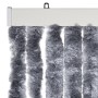 Cortina antimoscas chenilla plateado 100x230 cm