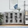Wall cabinets 2 pcs concrete gray engineered wood by vidaXL, Sideboards - Ref: Foro24-3197957, Price: 130,49 €, Discount: %