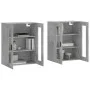 Wall cabinets 2 pcs concrete gray engineered wood by vidaXL, Sideboards - Ref: Foro24-3197957, Price: 130,49 €, Discount: %