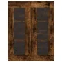 Armarios de pared 2 uds madera de ingeniería roble ahumado de vidaXL, Aparadores - Ref: Foro24-3197958, Precio: 155,70 €, Des...