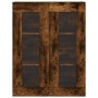 Wandschränke 2 Stk. Holzwerkstoff Eiche geräuchert von vidaXL, Sideboards - Ref: Foro24-3197958, Preis: 157,77 €, Rabatt: %