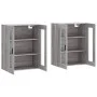 Wandschränke 2 Stk. Sonomagraues Holzwerkstoff von vidaXL, Sideboards - Ref: Foro24-3197959, Preis: 133,85 €, Rabatt: %
