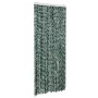Cortina antimoscas chenilla verde y blanco 100x200 cm