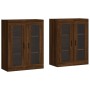 Wandschränke, 2 Stück, Eichenbraun, Holzwerkstoff von vidaXL, Sideboards - Ref: Foro24-3197960, Preis: 142,27 €, Rabatt: %