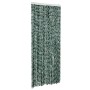 Cortina antimoscas chenilla verde y blanco 100x230 cm