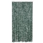 Cortina antimoscas chenilla verde y blanco 100x230 cm