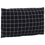 Palettenkissen 3 Stück Oxford-Stoff in schwarz kariert von vidaXL, Kissen für Stühle und Sofas - Ref: Foro24-361786, Preis: 3...