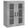 Wall cabinets 2 pcs concrete gray engineered wood by vidaXL, Sideboards - Ref: Foro24-3197965, Price: 134,75 €, Discount: %