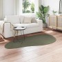 Alfombra HUARTE Verde bosque 100 x 200 cm Poliéster