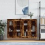 Wandschränke 2 Stk. Holzwerkstoff Eiche geräuchert von vidaXL, Sideboards - Ref: Foro24-3197966, Preis: 135,60 €, Rabatt: %