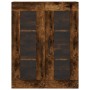 Wandschränke 2 Stk. Holzwerkstoff Eiche geräuchert von vidaXL, Sideboards - Ref: Foro24-3197966, Preis: 135,60 €, Rabatt: %