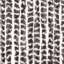 Cortina antimoscas chenilla marrón y blanco 100x200 cm