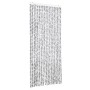 Cortina antimoscas chenilla gris claro y gris oscuro 56x200 cm