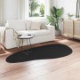 Alfombra HUARTE Negro 100 x 200 cm Poliéster