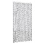 Cortina antimoscas chenilla gris claro y gris oscuro 100x200 cm