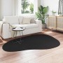 Alfombra HUARTE Negro 140 x 200 cm Poliéster