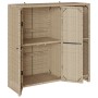 Armario de almacenamiento Beige 100 x 36 x 102 cm Ratán en Armarios y almacenamiento | Comprar online en Foro24