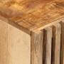 Mesitas de noche 2 uds madera maciza mango rugosa 40x34x46 cm