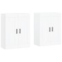 Armarios de pared 2 uds madera de ingeniería blanco by vidaXL, Sideboards - Ref: Foro24-3198025, Price: 137,55 €, Discount: %