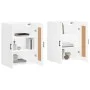Armarios de pared 2 uds madera de ingeniería blanco by vidaXL, Sideboards - Ref: Foro24-3198025, Price: 135,25 €, Discount: %
