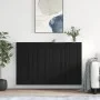 Wandschränke, 2 Stück, schwarzes Holzwerkstoff von vidaXL, Sideboards - Ref: Foro24-3198026, Preis: 162,68 €, Rabatt: %
