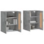 Wandschränke 2 Stk. Holzwerkstoff Beton grau von vidaXL, Sideboards - Ref: Foro24-3198029, Preis: 130,41 €, Rabatt: %