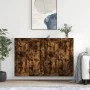 Wandschränke, 2 Stück, Holzwerkstoff, geräucherte Eiche von vidaXL, Sideboards - Ref: Foro24-3198030, Preis: 137,26 €, Rabatt: %