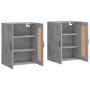 Wandschränke 2 Stk. Holzwerkstoff Beton grau von vidaXL, Sideboards - Ref: Foro24-3198029, Preis: 130,41 €, Rabatt: %