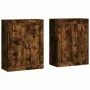 Wall cabinets 2 pcs engineered wood smoked oak by vidaXL, Sideboards - Ref: Foro24-3198030, Price: 137,44 €, Discount: %