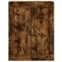 Wandschränke, 2 Stück, Holzwerkstoff, geräucherte Eiche von vidaXL, Sideboards - Ref: Foro24-3198030, Preis: 137,26 €, Rabatt: %