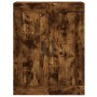 Wandschränke, 2 Stück, Holzwerkstoff, geräucherte Eiche von vidaXL, Sideboards - Ref: Foro24-3198030, Preis: 139,25 €, Rabatt: %