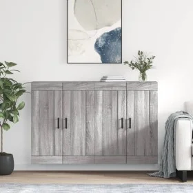 Wandschränke 2 Stk. Sonomagraues Holzwerkstoff von vidaXL, Sideboards - Ref: Foro24-3198031, Preis: 131,74 €, Rabatt: %