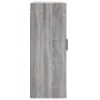 Armarios de pared 2 uds madera de ingeniería gris Sonoma de vidaXL, Aparadores - Ref: Foro24-3198031, Precio: 132,24 €, Descu...