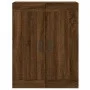 Wandschränke, 2 Stück, Eichenbraun, Holzwerkstoff von vidaXL, Sideboards - Ref: Foro24-3198032, Preis: 146,42 €, Rabatt: %