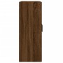 Wandschränke, 2 Stück, Eichenbraun, Holzwerkstoff von vidaXL, Sideboards - Ref: Foro24-3198032, Preis: 148,42 €, Rabatt: %