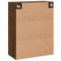 Wandschränke, 2 Stück, Eichenbraun, Holzwerkstoff von vidaXL, Sideboards - Ref: Foro24-3198032, Preis: 148,42 €, Rabatt: %