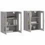 Armarios de pared 2 uds madera de ingeniería gris Sonoma by vidaXL, Sideboards - Ref: Foro24-3197935, Price: 168,88 €, Discou...